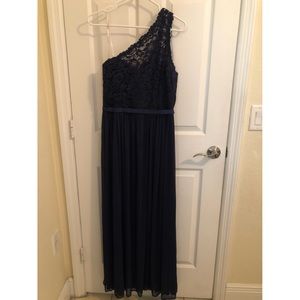 David’s Bridal Navy blue dress